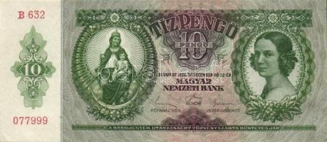 1936. 10P (15x) T:II+,II többsége alig látható hajlással!