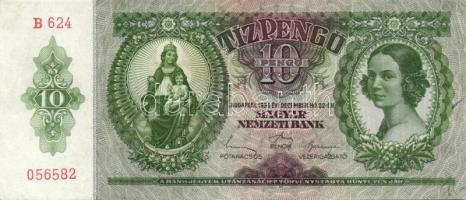 1936. 10P (15x) T:II+,II többsége alig látható hajlással!