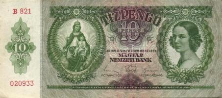 1936. 10P (15x) T:II+,II többsége alig látható hajlással!