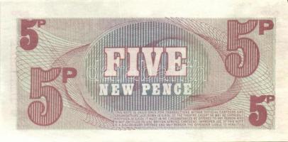 Nagy-Britannia 1950-es,´60-as, ´70-es évek, katonai bankjegyek, 6 klf db T:I