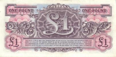 Nagy-Britannia 1950-es,´60-as, ´70-es évek, katonai bankjegyek, 6 klf db T:I