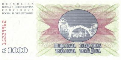 Bosznia-Hercegovina / Muszlim Köztársaság 10 klf modern bankjegy, benne "novcsani bon" T:I