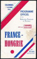 1956 Programme Officiel de la Fédération Francaise de Football, France-Hongarie, 22p