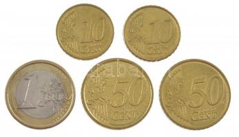 Ciprus 2008. 10c + Lettország 2014. 10c + 50c + San Marino 2008. 50c + 2015. 1E T:2,2-
Cyprus 2008....