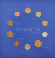1998-2004. "Európai Unió tagjelölt országainak pénzei" (10xklf) érme dísztokban a következ...