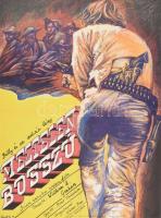 1979 Felvidéki András (1946- ): Meztelen bosszú című amerikai film plakátja, hajtott, 58×42 cm