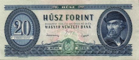 1949. 20Ft T:II+ csak egyszer hajtva