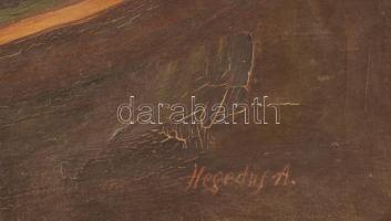 Hegedűs A. jelzéssel: Csendélet. Olaj, vászon. Javított . keretben.80x60 cm