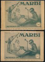 1933 Märklin Marbi 601 és 601A katalógus, 2 db