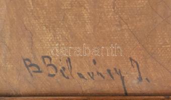 Burchard-Bélaváry István (1864-1933): Aratók. Olaj, vászon, jelzett, keretben 55x68 cm