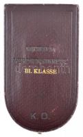 1916. "A Katonai Érdemkereszt III. Osztálya hadidíszítménnyel és kardokkal" fülön jelzett,...