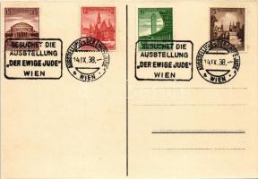 1938 Der ewige Jude. Grosse politische Schau in der Nordwestbahnhalle in Wien / The Eternal Jew. Pol...