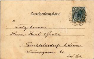 1906 Porící, Poric b. Budweis (Borsov nad Vltavou); general view, railway bridge