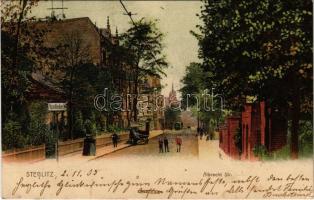 1903 Berlin, Steglitz, Albrecht Strasse, Apotheke / street view, pharmacy (EK)