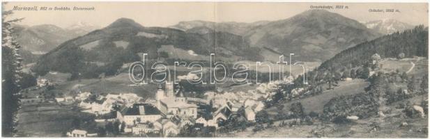 Mariazell (Steiermark), 2-tiled folding panoramacard