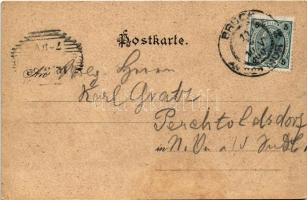 1900 Bruck an der Mur (Steiermark), general view. Verlag v. J. Koch. Druck "Senefelder" Gr...