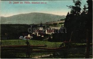 Sankt Jakob im Walde (Steiermark), general view with church