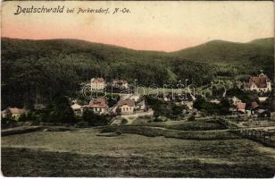 1914 Purkersdorf, Deutschwald bei Purkersdorf / villas (EK)