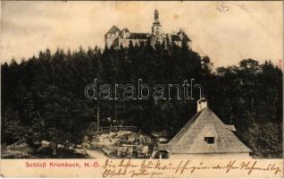 1905 Krumbach, Schloß Krumbach / castle (fl)