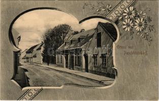 Perchtoldsdorf, street view. Art Nouveau, floral (EK)