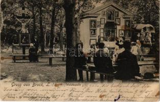 1903 Lajtabruck, Bruck an der Leitha; Waldkapelle / erdei kápolna. H. Effenberger kiadása / forest chapel (fl)