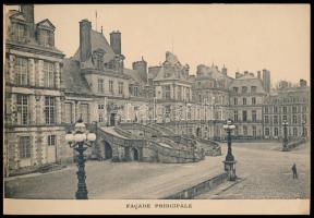 cca 1910-30 Fontainebleau, sok-sok fotogravűr. Harántalakú kiadói papírkötésben, lapok jó állapotban...