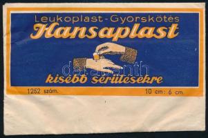 Hansaplast Leukoplast eredeti csomag