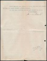 1924 Herrmann Dittrich Handschuhstoff u. Stoffhandschuh-Fabrik fejléces levélpapírjára írt levél, ra...