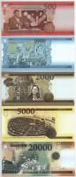 2018. "Soros pénz" 500Ft + 1000Ft + 2000Ft + 5000Ft + 20.000Ft fantázia bankjegy T:I
