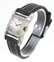 Marvin mechanikus, karóra, bőr szíjjal, működik, d: 22 mm