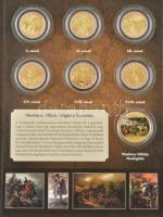 DN "Magyar Századok" 11xklf aranyozott Cu emlékérem tanúsítványokkal, a sorozat gyűjtői ma...