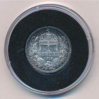 1915KB 1K Ag "Ferenc József" tanúsítvánnyal T:1-,2 patina Adamo K5.1