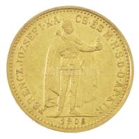 1906KB 10K Au "Ferenc József" Körmöcbánya tanúsítvánnyal, ismertetővel, dísztokban (3,39g/...