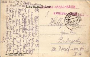 1917 Arad, Rónai A. János Központi szállodája, autóbusz (rajta Neumann M. és Scheiber Lajos üzletein...