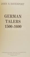 John S. Davenport: German Talers 1500-1600. Numismatischer Verlag, Frankfurt, 1979. Használt, de nag...