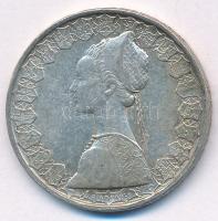 Olaszország 1958R 500L Ag "Kolumbusz hajói" T:2 patina Italy 1958R 500 Lire Ag "Colum...