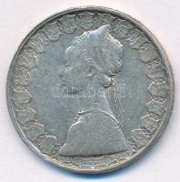 Olaszország 1958R 500L Ag "Kolumbusz hajói" T:2,2- patina Italy 1958R 500 Lire Ag "Co...