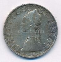 Olaszország 1959R 500L Ag "Kolumbusz hajói" T:2- patina, ph. Italy 1959R 500 Lire Ag "...