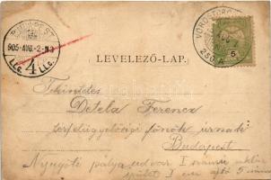 1905 Szászsebes, Mühlbach, Sebesul Sasesc, Sebes; Griechen Gasse / Görög utca / Ulita Grecilori / st...