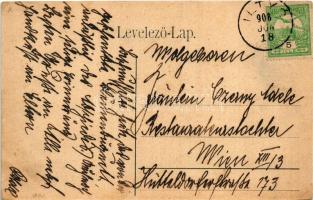 1908 Soborsin, Savarsin; Főút, Seidner villa, Cukorhegy, Maros híd / main street, villa, mountain, M...