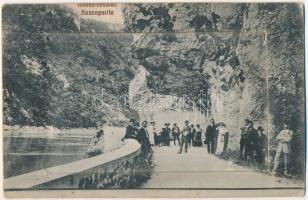 1911 Orsova, Kazán-szoros. leporellolap 10 képpel / Kasanpartie / Cazane / gorge. leporellocard with 10 pictures (EK)