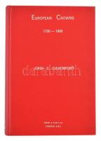 John S. Davenport: European Crowns 1700-1800. - Második kiadás. Spink & Son Ltd., London, 1964. 1965-ös árlista melléklettel, a borító belső oldalán ex librissel. Használt, de jó állapotú könyv, a keménykötéses borító pár helyen benyomódott.