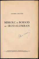 Csorba Zoltán: Miskolc és Borsod az irodalomban. Miskolc, 1942, a szerző kiadása (Fekete Pál és Társ...
