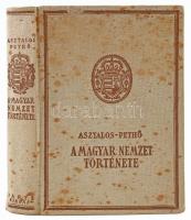 Asztalos Miklós - Pethő Sándor: A magyar nemzet története ősidőktől napjainkig. Bp., 1934, Dante ("Pátria"-ny.), X+560 p. + 24 t. Második kiadás. Kiadói egészvászon-kötés, foltos, kissé sérült borítóval, néhány lapon kis szakadással.