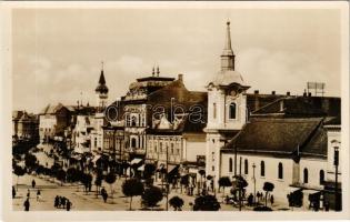 Marosvásárhely, Targu Mures; Széchenyi tér, üzletek / square, shops