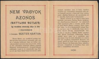 cca 1926 Nem vagyok azonos (Battling Butler), főszerepben: Buster Keaton, Metro Goldwyn Mayer, filme...