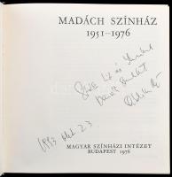 Alpár Ágnes (szerk.): Madách Színház 1951-1976 - 1976-1987. Bp., 1976,87 Magyar Színházi Intézet
DE...