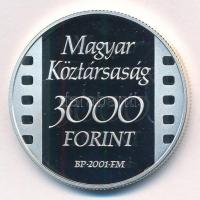 2001. 3000Ft Ag "100 éves az első magyar film - A tánc" kapszulában, tanúsítvánnyal T:PP p...