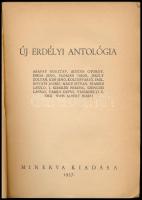 Uj erdélyi antológia. Kolozsvár, 1937. Minerva, Kiadói papírkötésben, kissé szakadt
