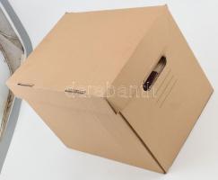 Egy nagyobb doboznyi vegyes papírrégiség, közte Antal Márta olimpikon fényképei, Magyar Siemens-Schu...